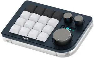 Megalodon Triple Knob Macro Pad Programmable Designer Mini Keyboard 16 Keys (Navy) Megalodon Triple Knob Macro Pad Programmable Designer Mini Keyboard 16 Keys (Navy)