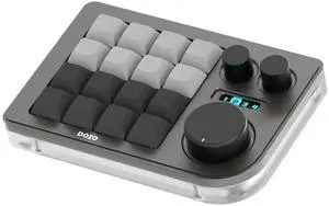 Megalodon Triple Knob Macro Pad Programmable Designer Mini Keyboard 16 Keys (Grey) Megalodon Triple Knob Macro Pad Programmable Designer Mini Keyboard 16 Keys (Grey)