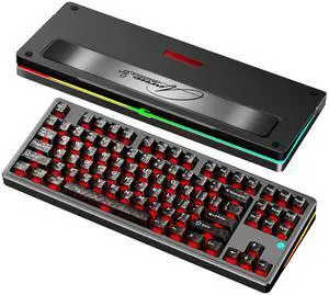 PMOKEY Aurora 80 CNC Full Aluminum Wireless Mechanical Keyboard with VIA/QMK, 8000mah Battery, Phantom Linear Switch, Tri-Mode Gaming Keyboard Hot Swappable RGB Backlit for Windows/Mac/PC (Pro Grey) PMOKEY Aurora 80 CNC Full Aluminum Wireless Mechanical Keyboard with VIA/QMK, 8000mah Battery, Phantom Linear Switch, Tri-Mode Gaming Keyboard Hot Swappable RGB Backlit for Windows/Mac/PC (Pro Grey)