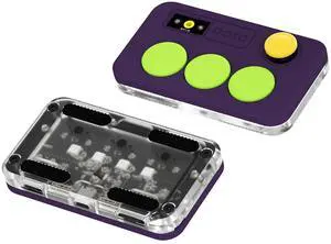 DOIO Sayo OSU Rapid Trigger Hall Effect Keyboard with Joystick and Screen, CNC Aluminum RGB One Handed Macro Pad for Rhythm Games,USB-C Custom Programmable keypad (Purple(3 Key)) DOIO Sayo OSU Rapid Trigger Hall Effect Keyboard with Joystick and Screen, CNC Aluminum RGB One Handed Macro Pad for Rhythm Games,USB-C Custom Programmable keypad (Purple(3 Key))