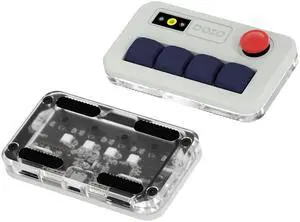 DOIO Sayo OSU Rapid Trigger Hall Effect Keyboard with Joystick and Screen, CNC Aluminum RGB One Handed Macro Pad for Rhythm Games,USB-C Custom Programmable keypad (Soy(4 Key)) DOIO Sayo OSU Rapid Trigger Hall Effect Keyboard with Joystick and Screen, CNC Aluminum RGB One Handed Macro Pad for Rhythm Games,USB-C Custom Programmable keypad (Soy(4 Key))