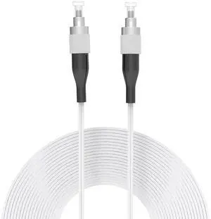 FC to FC Indoor Fiber Patch Cable (246ft/75Meters) FC/UPC to FC/UPC Single Mode Simplex FTTH Fiber Optic Jumper Optical Patch Cord 9/125um Fiber Optic Internet Leather Cable LSZH White FC to FC Indoor Fiber Patch Cable (246ft/75Meters) FC/UPC to FC/UPC Single Mode Simplex FTTH Fiber Optic Jumper Optical Patch Cord 9/125um Fiber Optic Internet Leather Cable LSZH White