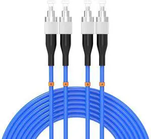60Meters, FC to FC, Armored Single Mode Duplex Fiber Optic Cables FC-FC Patch Cord Jumper SM SX 196FT Blue 60Meters, FC to FC, Armored Single Mode Duplex Fiber Optic Cables FC-FC Patch Cord Jumper SM SX 196FT Blue