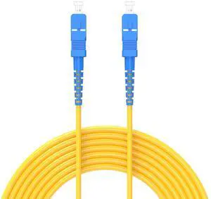 100Meters 328ft SC/UPC-SC/UPC Single-Mode Fiber Optic Cable SC to SC OS1 OS2 Jumper Optical Patch Cord Simplex 9/125um Yellow SC-SC 100Meters 328ft SC/UPC-SC/UPC Single-Mode Fiber Optic Cable SC to SC OS1 OS2 Jumper Optical Patch Cord Simplex 9/125um Yellow SC-SC