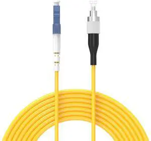 100Meters 328ft LC/UPC-FC/UPC Single-Mode Fiber Optic Cable LC to FC OS2 Jumper Optical Patch Cord Simplex 9/125um Yellow LC-FC 100Meters 328ft LC/UPC-FC/UPC Single-Mode Fiber Optic Cable LC to FC OS2 Jumper Optical Patch Cord Simplex 9/125um Yellow LC-FC