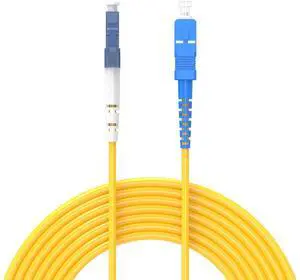 75Meters 246ft LC/UPC-SC/UPC Single-Mode Fiber Optic Cable LC to SC OS2 Jumper Optical Patch Cord Simplex 9/125um Yellow LC-SC 75Meters 246ft LC/UPC-SC/UPC Single-Mode Fiber Optic Cable LC to SC OS2 Jumper Optical Patch Cord Simplex 9/125um Yellow LC-SC