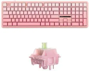 Aula F108 Gaming Keyboard with 35 Pieces Strawberry Jello Switches Aula F108 Gaming Keyboard with 35 Pieces Strawberry Jello Switches