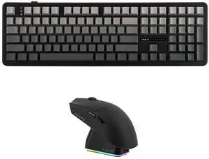 Aula F108 100% Gaming Keyboard with AJAZZ AJ139P V3 MC Mouse with Charging Base Aula F108 100% Gaming Keyboard with AJAZZ AJ139P V3 MC Mouse with Charging Base