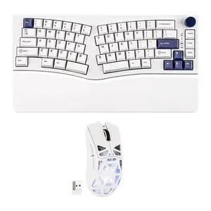 Feker Alice80 68 Keys Ergonomic Mechanical Keyboard with Aula SC620 Gaming Mouse Feker Alice80 68 Keys Ergonomic Mechanical Keyboard with Aula SC620 Gaming Mouse