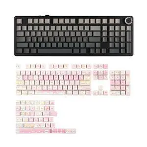Aula F99 PRO 96% Mechanical Keyboard with Meow Meow Squard Keycaps Aula F99 PRO 96% Mechanical Keyboard with Meow Meow Squard Keycaps