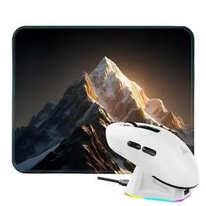SM820 Wireless Mouse and Mouse Pad Combo (SM820 White) SM820 Wireless Mouse and Mouse Pad Combo (SM820 White)