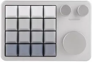 Cybrix 16 VIA Programmable Macro Pad - 16 Keys + 3 Knobs, Type-C Wired Aluminum Numpad, Hot-Swappabl Cybrix 16 VIA Programmable Macro Pad - 16 Keys + 3 Knobs, Type-C Wired Aluminum Numpad, Hot-Swappabl