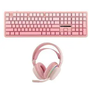 Aula F108 100% Mechanical Keyboard with G7 Wireless Gaming Headset Aula F108 100% Mechanical Keyboard with G7 Wireless Gaming Headset
