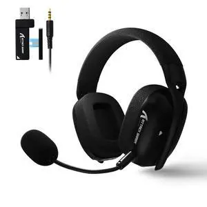 L80PRO Wireless Gaming Headset Lightseed Tech-Built-in&Detachable Dual Microphone-Lightweight Headph L80PRO Wireless Gaming Headset Lightseed Tech-Built-in&Detachable Dual Microphone-Lightweight Headph