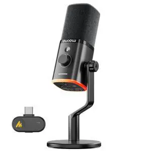 PD100W Wireless USB Dynamic Microphone, Gaming PC Mic with One-Click Noise Reduction,Mute Button,Cus PD100W Wireless USB Dynamic Microphone, Gaming PC Mic with One-Click Noise Reduction,Mute Button,Cus