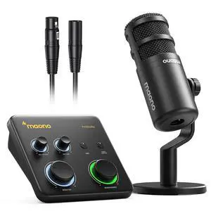 USB Audio Interface for PC: Interface with XLR Microphone 24-bit/192kHz Routing Software LOOPBACK AS USB Audio Interface for PC: Interface with XLR Microphone 24-bit/192kHz Routing Software LOOPBACK AS