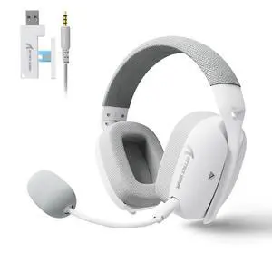 L80PRO Wireless Gaming Headset Lightseed Tech- Built-in&Detachable Dual Microphone-Lightweight Headp L80PRO Wireless Gaming Headset Lightseed Tech- Built-in&Detachable Dual Microphone-Lightweight Headp