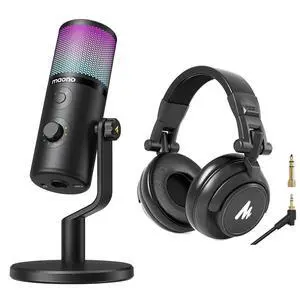 USB Microphone for Gaming Streaming with Headphones: Podcast Condenser mic with 3 Polar Patterns Sof USB Microphone for Gaming Streaming with Headphones: Podcast Condenser mic with 3 Polar Patterns Sof