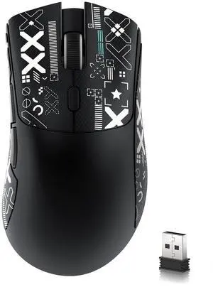 R1 Wireless Gaming Mouse,Tri-Mode Connection (2.4G/Wired/BT5.2),55g Lightweight,18K DPI Optical Sens R1 Wireless Gaming Mouse,Tri-Mode Connection (2.4G/Wired/BT5.2),55g Lightweight,18K DPI Optical Sens