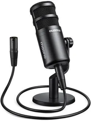 XLR Podcast Microphone, Cardioid Studio Dynamic Metal Mic Compatible with Audio Interface, Audio Mix XLR Podcast Microphone, Cardioid Studio Dynamic Metal Mic Compatible with Audio Interface, Audio Mix
