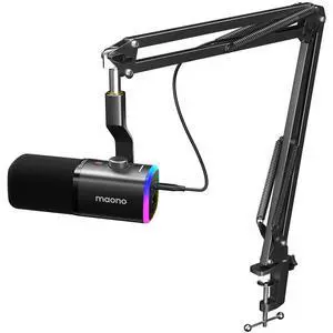 XLR/USB Gaming Microphone for PC, Dynamic Computer Mic for Streaming Podcasting, Noise Reduction, Mu XLR/USB Gaming Microphone for PC, Dynamic Computer Mic for Streaming Podcasting, Noise Reduction, Mu