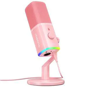 USB/XLR Podcasting Microphone for PC, Gaming Streaming Dynamic Mic with Mute Button, RGB, Desktop St USB/XLR Podcasting Microphone for PC, Gaming Streaming Dynamic Mic with Mute Button, RGB, Desktop St