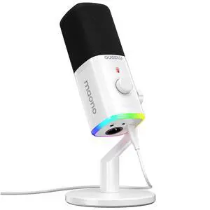 USB/XLR Podcasting Microphone for PC, Gaming Streaming Dynamic Mic with Mute Button, RGB, Desktop St USB/XLR Podcasting Microphone for PC, Gaming Streaming Dynamic Mic with Mute Button, RGB, Desktop St