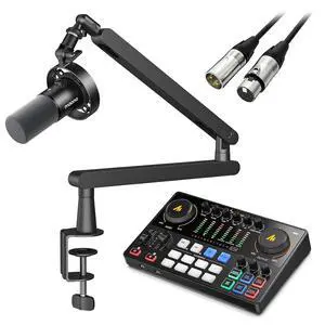 Podcast Equipment Bundle-XLR USB Podcast Recording Mic kit(PD300X+BA92+E2 Gen2+XLR-180) Podcast Equipment Bundle-XLR USB Podcast Recording Mic kit(PD300X+BA92+E2 Gen2+XLR-180)