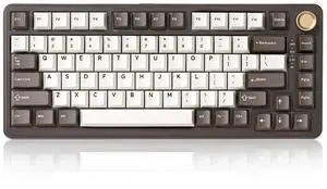 B75 PRO Wireless Mechanical Keyboard,75% Layout with Knob,Hot Swap Gasket Structure,Creamy Pre-lubed B75 PRO Wireless Mechanical Keyboard,75% Layout with Knob,Hot Swap Gasket Structure,Creamy Pre-lubed