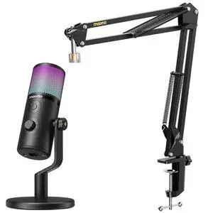 USB Microphone for Gaming Streaming: Podcast Condenser mic with 3 Polar Patterns Software Pop Filter USB Microphone for Gaming Streaming: Podcast Condenser mic with 3 Polar Patterns Software Pop Filter