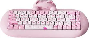 C68 Wireless Mechanical Keyboard,65% Layout,Hot Swap,Triple Mode BT5.0/2.4G/Wired, RGB Backlit NKRO, C68 Wireless Mechanical Keyboard,65% Layout,Hot Swap,Triple Mode BT5.0/2.4G/Wired, RGB Backlit NKRO,