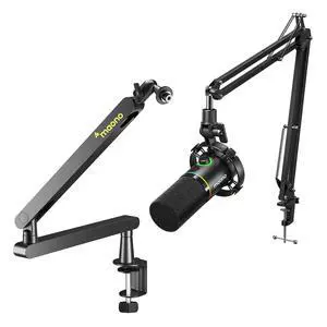 XLR/USB Dynamic Microphone Kit, RGB Gaming Mic Bundle for Podcast Studio Streaming Recording Vocal P XLR/USB Dynamic Microphone Kit, RGB Gaming Mic Bundle for Podcast Studio Streaming Recording Vocal P