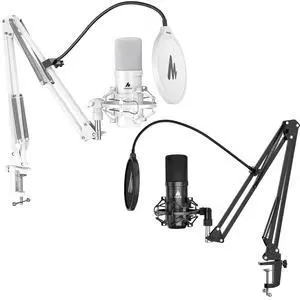 USB XLR Condenser Microphone: PC Computer Podcast Cardioid Metal Mic Kit for Recording, Studio, Sing USB XLR Condenser Microphone: PC Computer Podcast Cardioid Metal Mic Kit for Recording, Studio, Sing