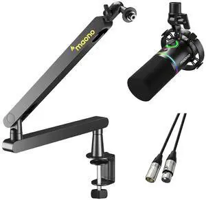 Dynamic PD200X Microphone with Heavy Duty Fully Adjustable Boom Arm BA92(PD200X+XLR-180+BA92) Dynamic PD200X Microphone with Heavy Duty Fully Adjustable Boom Arm BA92(PD200X+XLR-180+BA92)