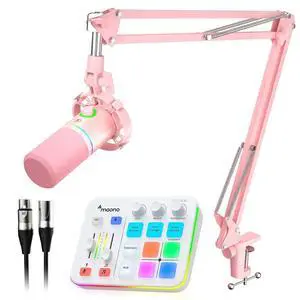 XLR/USB Dynamic Microphone Gaming Mixer XLR Cable Kit XLR/USB Dynamic Microphone Gaming Mixer XLR Cable Kit