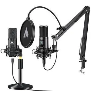 USB Microphone Kit 192KHZ/24BIT Professional Condenser Computer PC Mic Podcast Streaming Cardioid Mi USB Microphone Kit 192KHZ/24BIT Professional Condenser Computer PC Mic Podcast Streaming Cardioid Mi