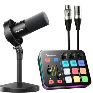 USB XLR Dynamic Microphone for Podcast: PC Computer Gaming Mic with 192kHz/24bit for Studio Recordin USB XLR Dynamic Microphone for Podcast: PC Computer Gaming Mic with 192kHz/24bit for Studio Recordin