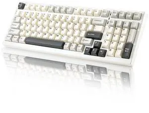YZ98 Gasket Mechanical Keyboard,99 Key Hot Swappable BT5.0/2.4G/USB-C Wireless NKRO 98% 1800 Layout YZ98 Gasket Mechanical Keyboard,99 Key Hot Swappable BT5.0/2.4G/USB-C Wireless NKRO 98% 1800 Layout