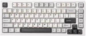 YZ75 75% Hot Swappable Wireless Gaming Mechanical Keyboard, RGB Backlights, BT5.0/2.4G/USB-C, Dye Su YZ75 75% Hot Swappable Wireless Gaming Mechanical Keyboard, RGB Backlights, BT5.0/2.4G/USB-C, Dye Su