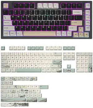 YZ75 75% Hot Swappable Wireless Gaming Mechanical Keyboard(Gateron G Pro Black, Black), Spring Tea D YZ75 75% Hot Swappable Wireless Gaming Mechanical Keyboard(Gateron G Pro Black, Black), Spring Tea D