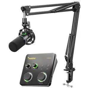 PD200XS & P1 Studio Recording Equipment Include Interface & Microphone for Create PD200XS & P1 Studio Recording Equipment Include Interface & Microphone for Create