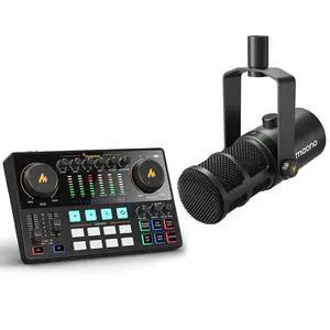 PD400X Dynamic Microphone with AME2 Audio Interface Bundle for Podcast, Studio, Streaming, Recording PD400X Dynamic Microphone with AME2 Audio Interface Bundle for Podcast, Studio, Streaming, Recording