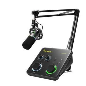 USB Audio Interface for PC and XLR/USB Dynamic Microphone: Interface with XLR Input 24-bit/192kHz Ro USB Audio Interface for PC and XLR/USB Dynamic Microphone: Interface with XLR Input 24-bit/192kHz Ro
