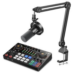 Podcast Equipment Bundle-XLR USB Podcast Recording Mic kit(PD300X+BA37+E2 Gen2) Podcast Equipment Bundle-XLR USB Podcast Recording Mic kit(PD300X+BA37+E2 Gen2)
