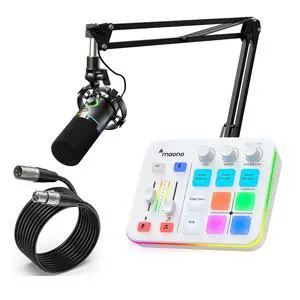 XLR/USB Dynamic Microphone Gaming Mixer XLR Cable Kit XLR/USB Dynamic Microphone Gaming Mixer XLR Cable Kit