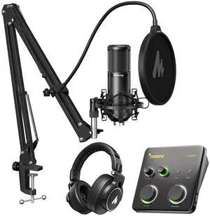 PM320S & P1 & MH700 Studio Recording Equipment Include Interface & Microphone for Create PM320S & P1 & MH700 Studio Recording Equipment Include Interface & Microphone for Create