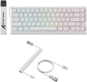 X68PRO HE Magnetic Gaming Keyboard + C01 Ultra RGB Coiled Cable Combo-White X68PRO HE Magnetic Gaming Keyboard + C01 Ultra RGB Coiled Cable Combo-White