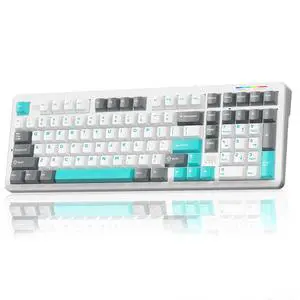 LINGBAO K98 - 96% Mechanical Keyboard Wireless,10000mAh Battery,Wireless Gaming Keyboard BT5.0/2.4G/ LINGBAO K98 - 96% Mechanical Keyboard Wireless,10000mAh Battery,Wireless Gaming Keyboard BT5.0/2.4G/