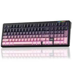 LINGBAO K98 - 96% Wireless Mechanical Keyboard, Tri-Mode BT5.0/2.4GHz/USB-C, Creamy Keyboard with Nu LINGBAO K98 - 96% Wireless Mechanical Keyboard, Tri-Mode BT5.0/2.4GHz/USB-C, Creamy Keyboard with Nu