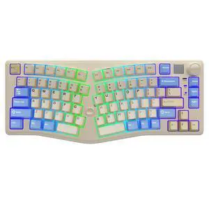 x LEOBOG Alice A75 Ergonomic Keyboard, Wireless Mechanical Gaming Keyboard Tri-Mode BT5.0/2.4G/Wired x LEOBOG Alice A75 Ergonomic Keyboard, Wireless Mechanical Gaming Keyboard Tri-Mode BT5.0/2.4G/Wired